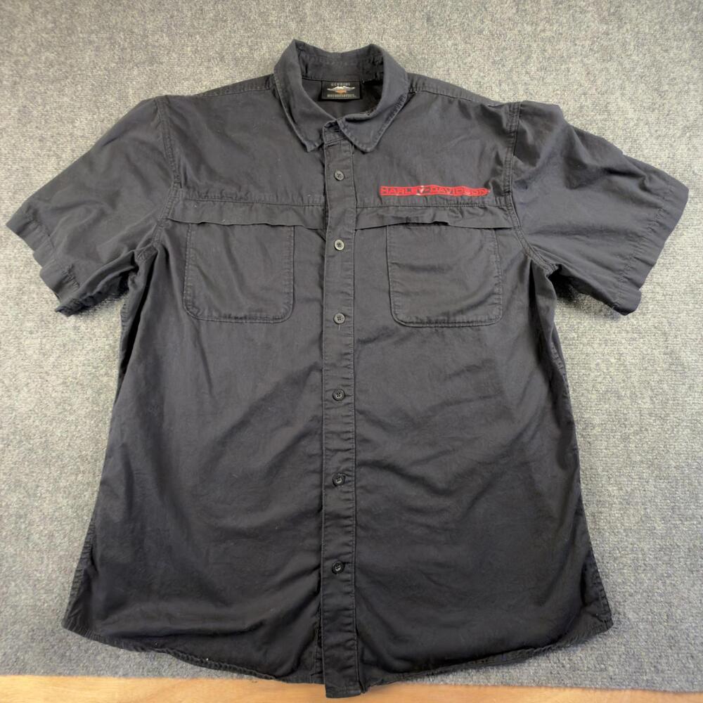 Harley-Davidson Genuine Motorclothes Short Sleeve Button-Up XL #1660